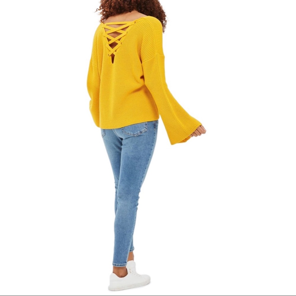 TopShop Lattice back sweater